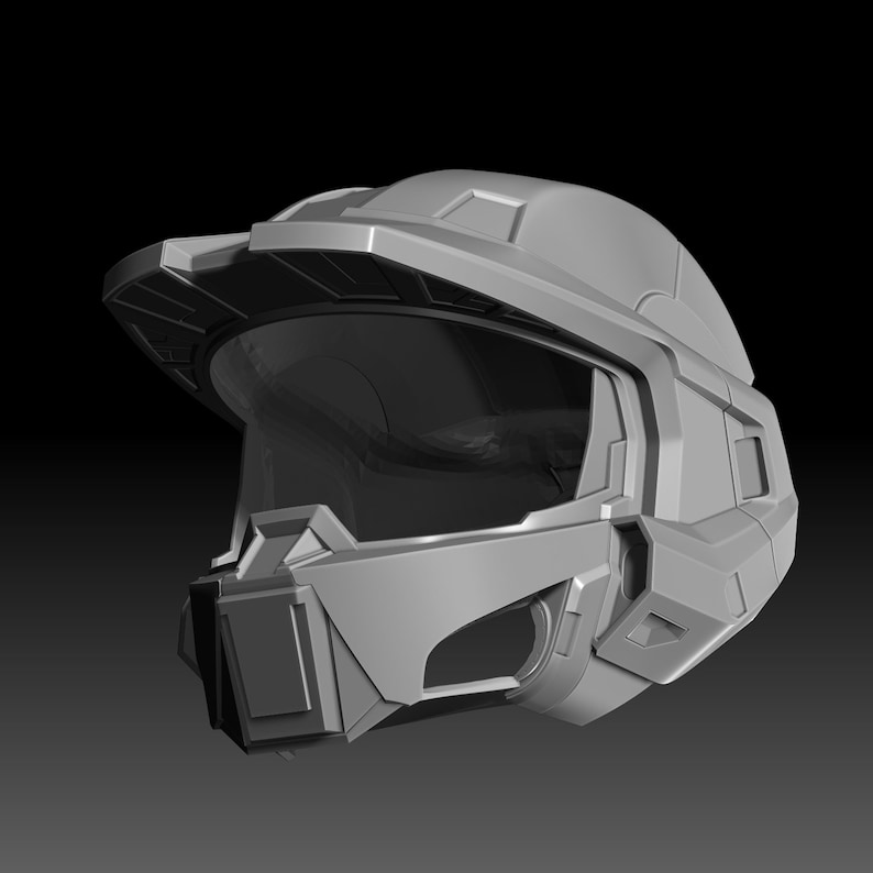 Master Chief Helmet Halo Infinite 3D printable model Etsy