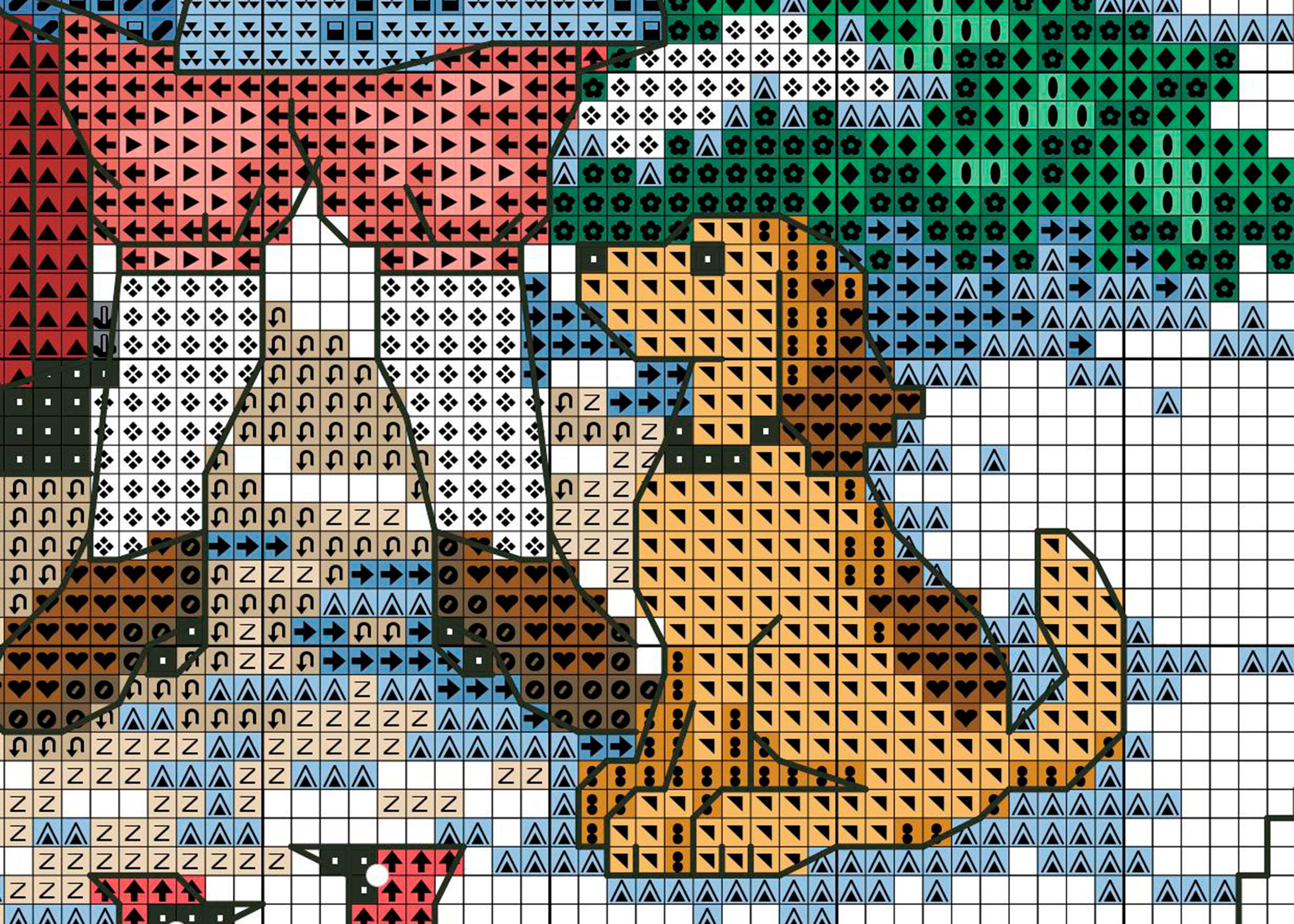 Christmas stocking PDF pattern cross stitch Vintage embroidery | Etsy