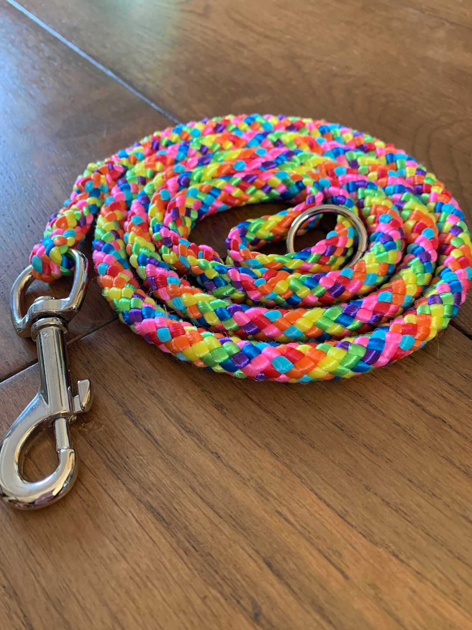 Beautiful Rainbow Dog Lead Soft Rope dog leash different Etsy