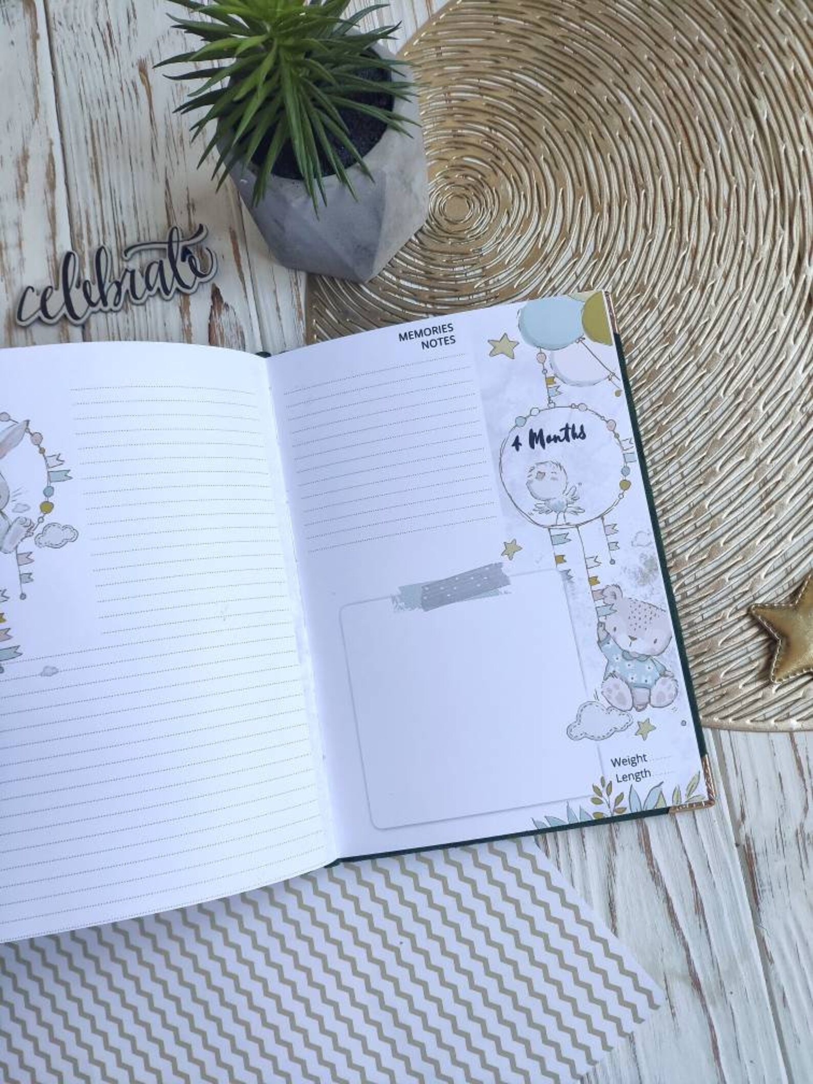 Personalized Baby Book First Year Boy Fox Baby Memory Book Etsy