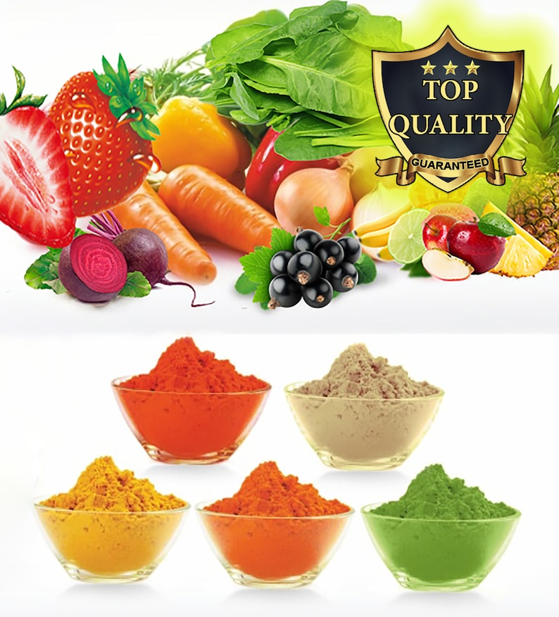 57 Types Fruit & Vegetable Powders Freeze Dried Fruit Powder Etsy