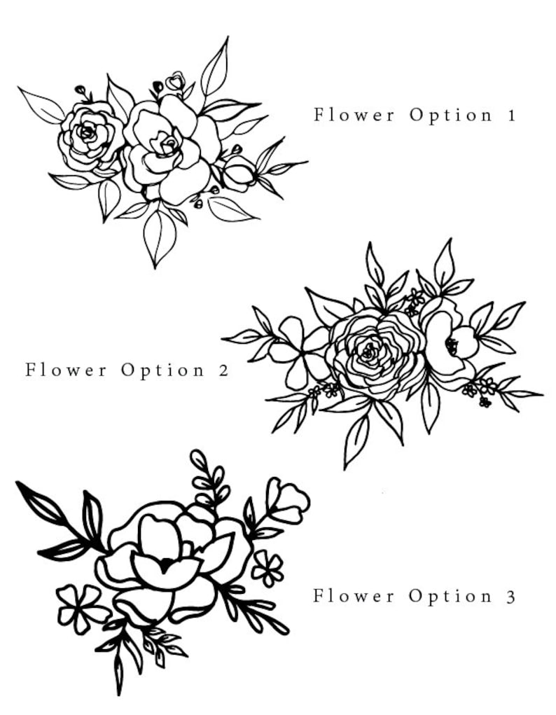 Simple Flower Design Mrs Denim Jacket Custom Painted Denim | Etsy