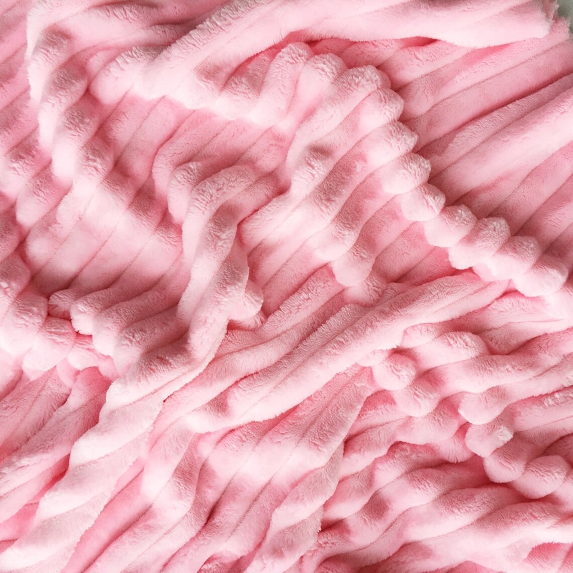 Mint minky fabric by the yard Striped minky plush Crib sheet Etsy