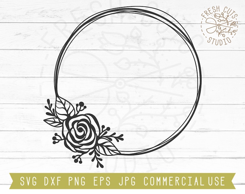 Free Free 145 Monogram Flower Wreath Svg SVG PNG EPS DXF File