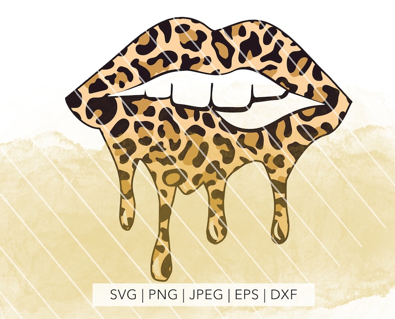 Free Free 329 Leopard Dripping Lips Svg Free SVG PNG EPS DXF File
