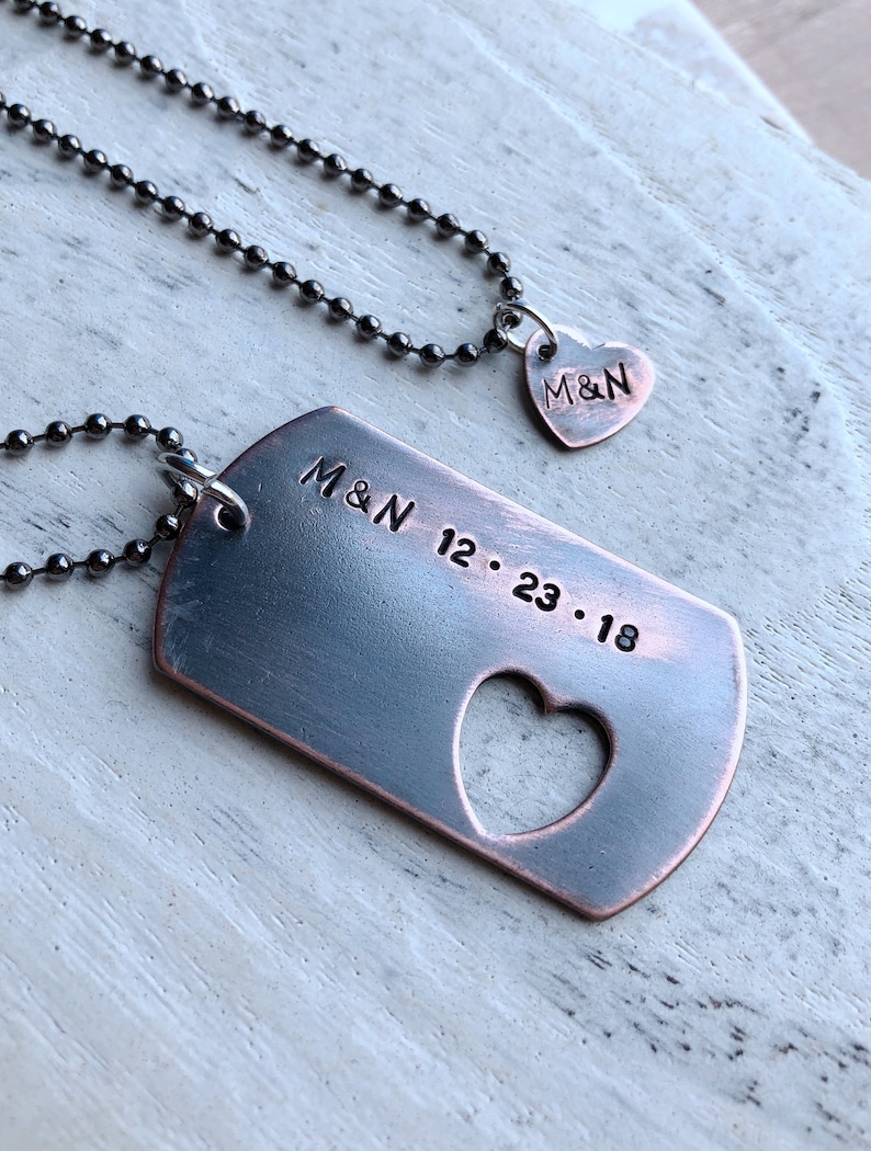 Custom boyfriend necklace Boyfriend gift personalized Etsy