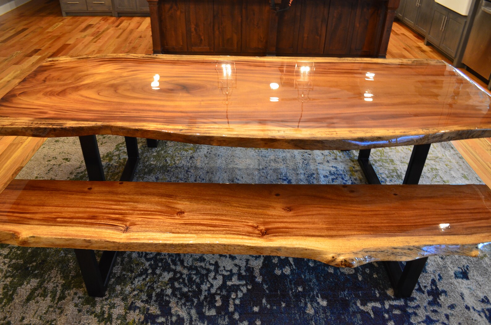 Live Edge Dining Room Table Etsy