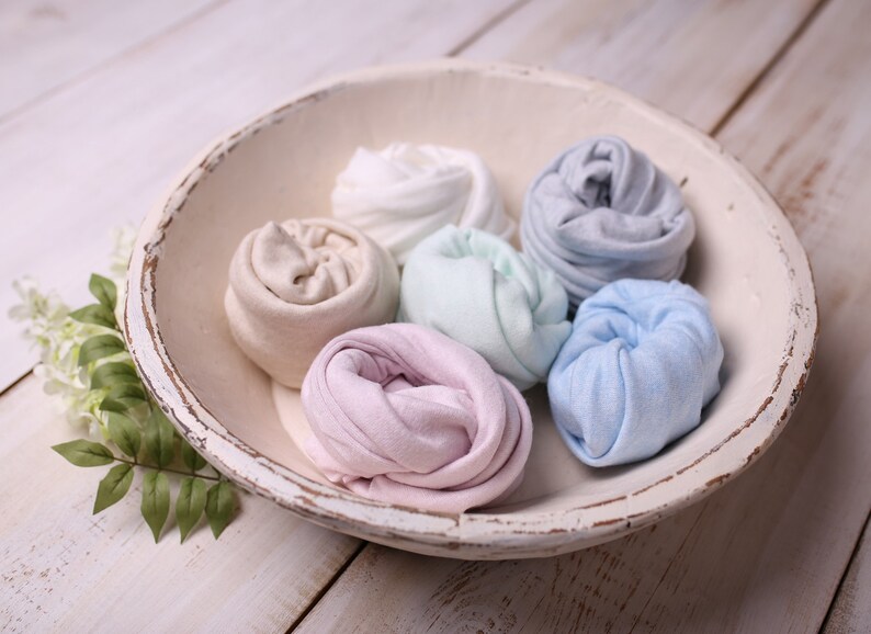 Newborn Baby Wrap White Stretch Jersey Wrap Infant Photo Etsy