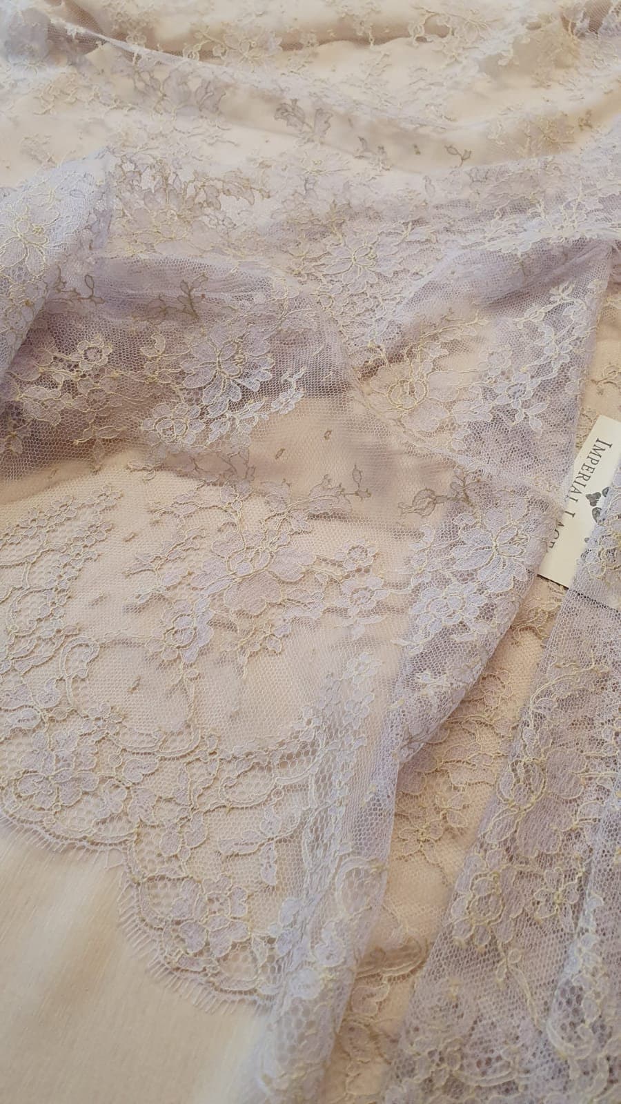 Beige lace fabric Embroidered lace French Lace Spitze | Etsy