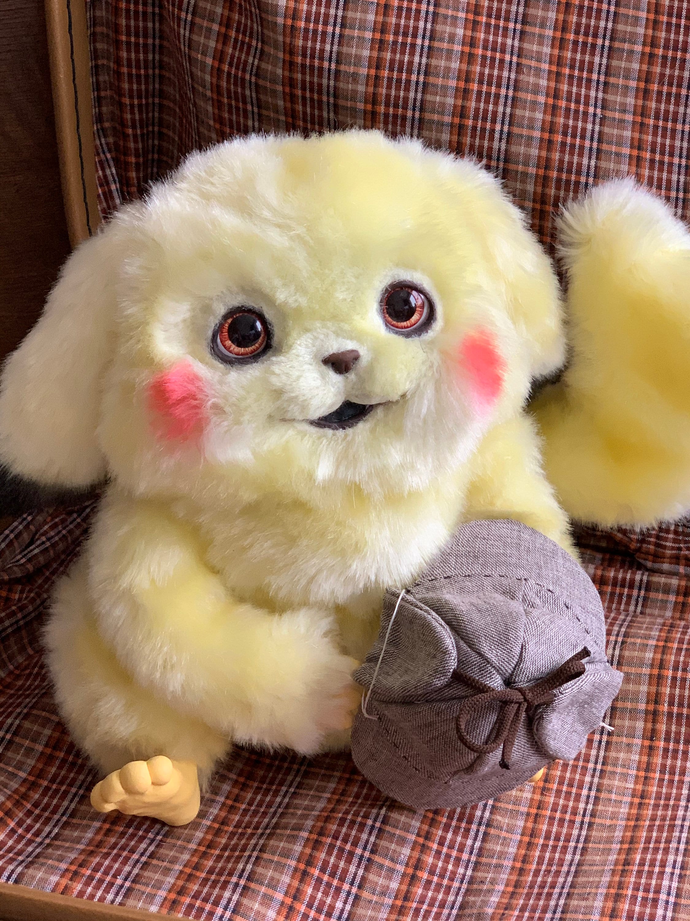 Detective pikachu IN STOCKtoy pokemon pikachu soft toy Etsy