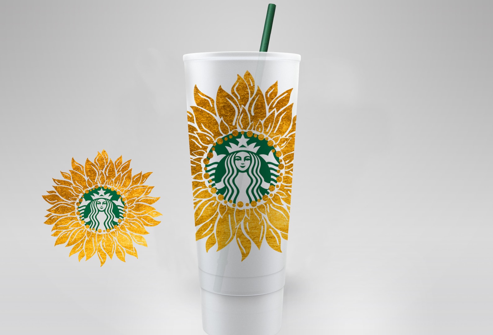 WILD SUNFLOWER / Starbucks Cup / Reusable / Svg / Png / | Etsy