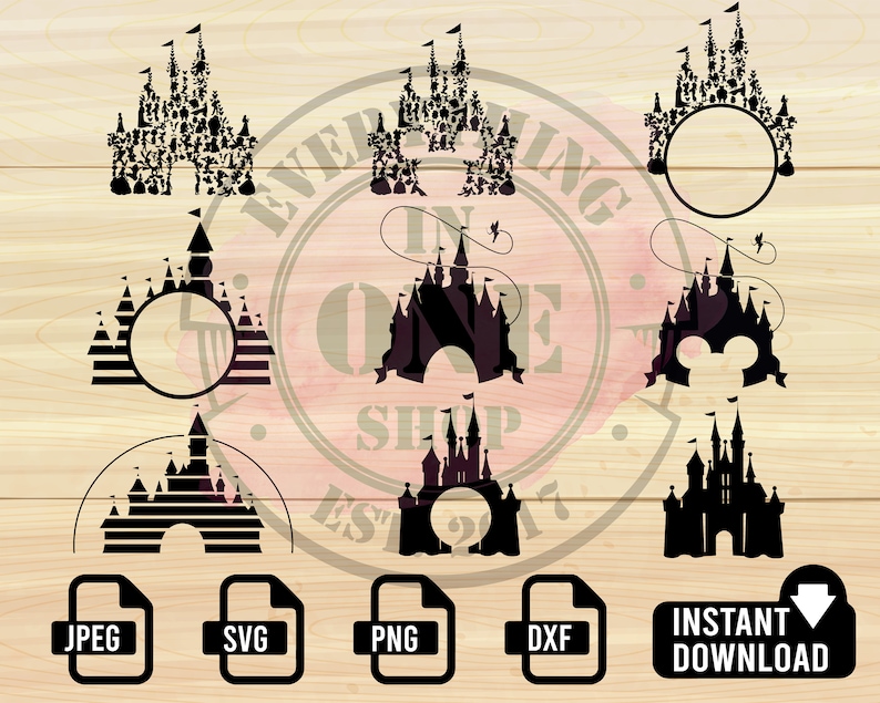 Free Free 168 Disney Ears With Castle Svg SVG PNG EPS DXF File