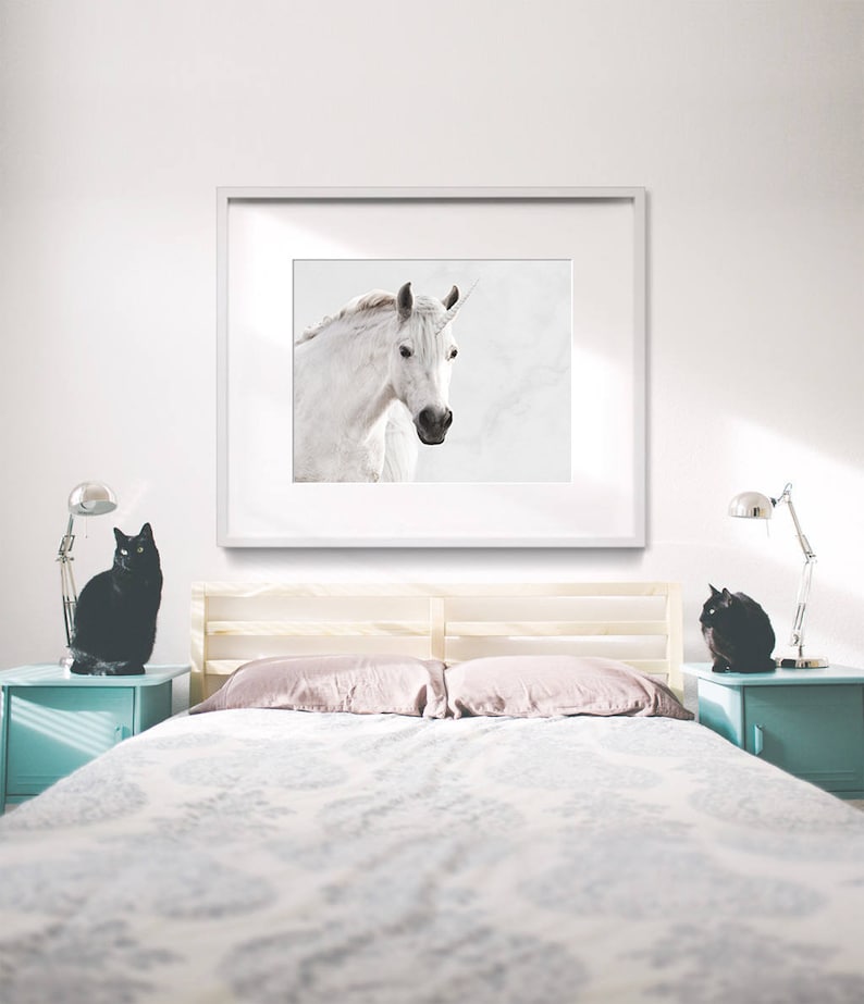 UNICORN Photo Printable Wall Art INSTANT DOWNLOAD Girls Room Etsy