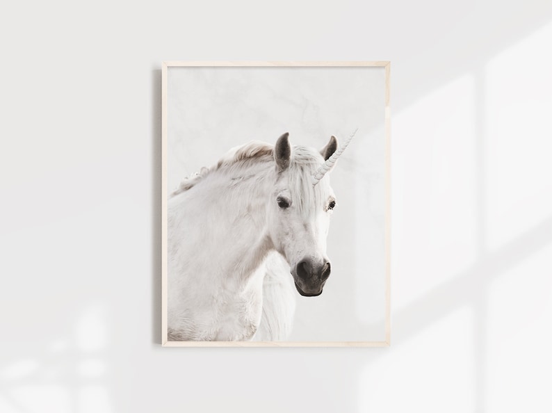 UNICORN Photo Printable Wall Art INSTANT DOWNLOAD Girls Room Etsy