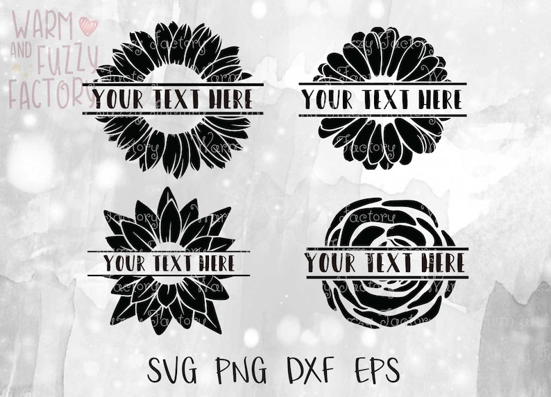 Free Free 295 Flower Split Monogram Svg Free SVG PNG EPS DXF File
