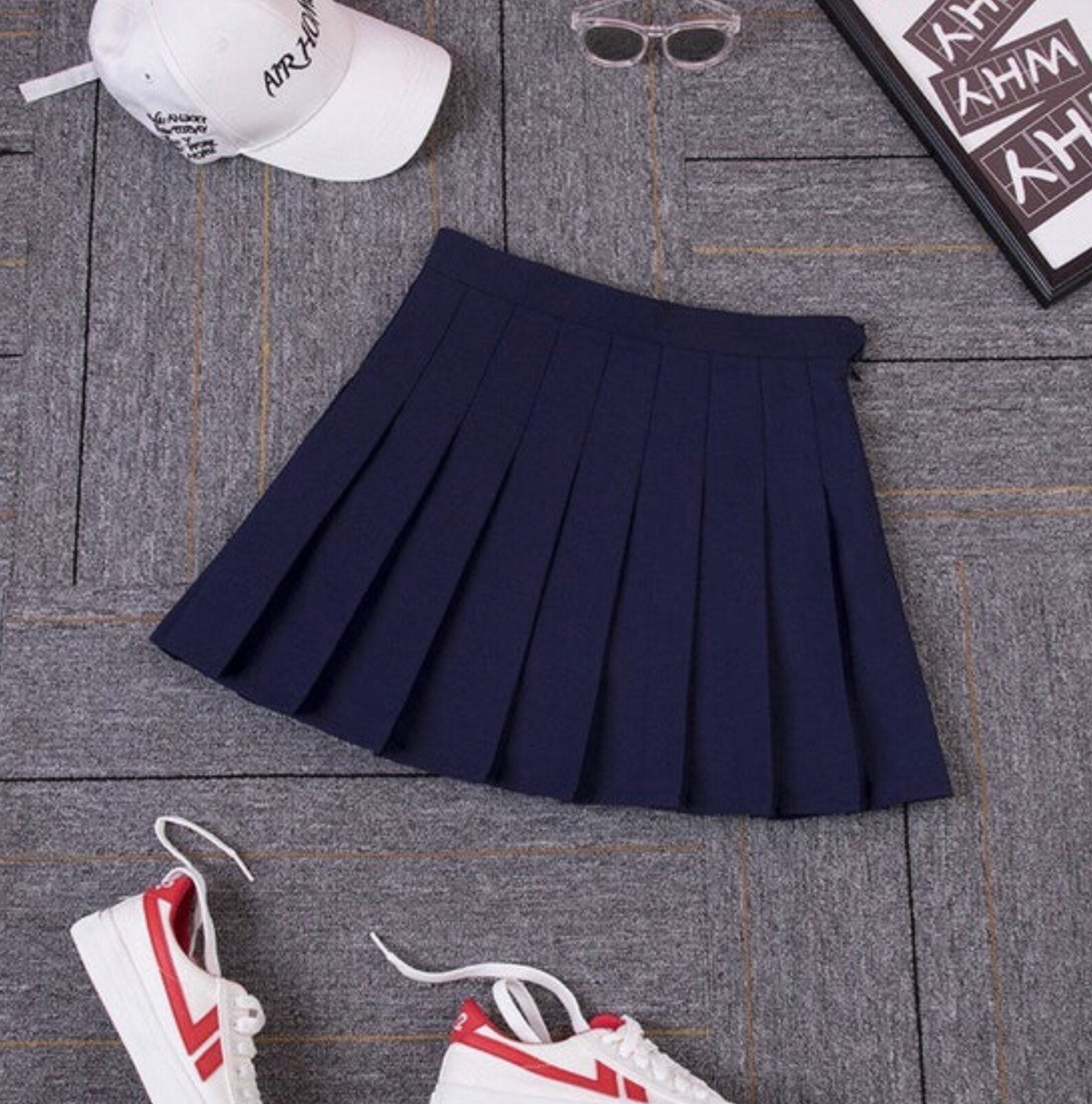 Schoolgirl Pleated Tennis Skirt Kawaii Retro Skirt Vintage | Etsy
