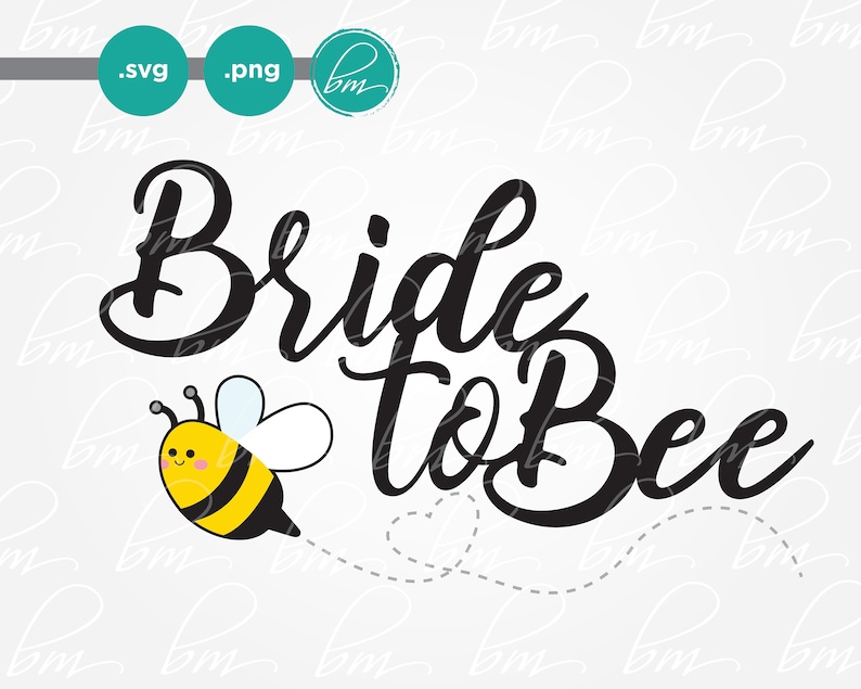 Bride to bee svg bridal shower idea digital cut files SVG | Etsy