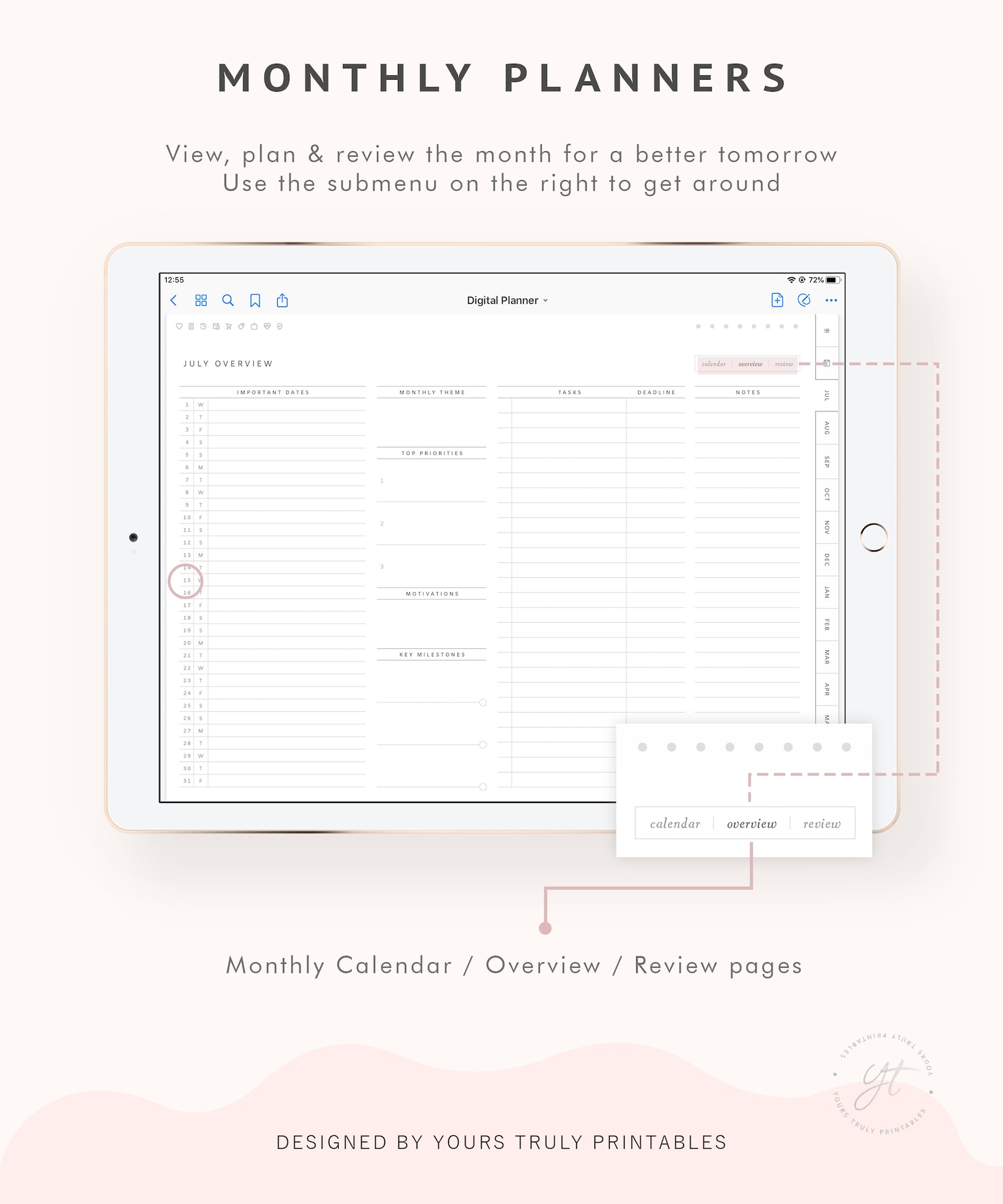 goodnotes planner templates 2021 free