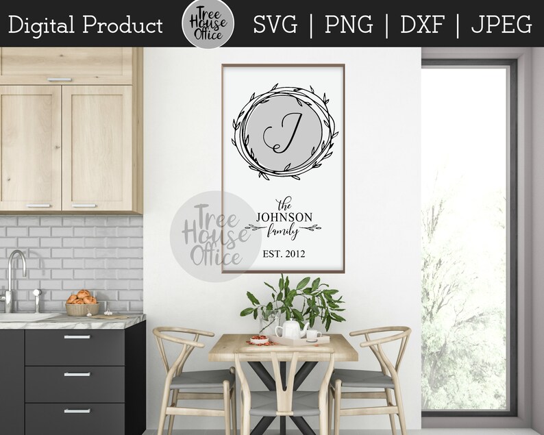 Last Name SVG DXF PNG jpeg Family Name Sign svg | Etsy