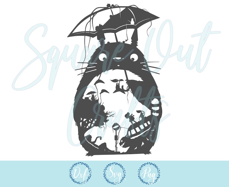 Download My Neighbor Totoro SVG Files for Silhouette Cameo or ...