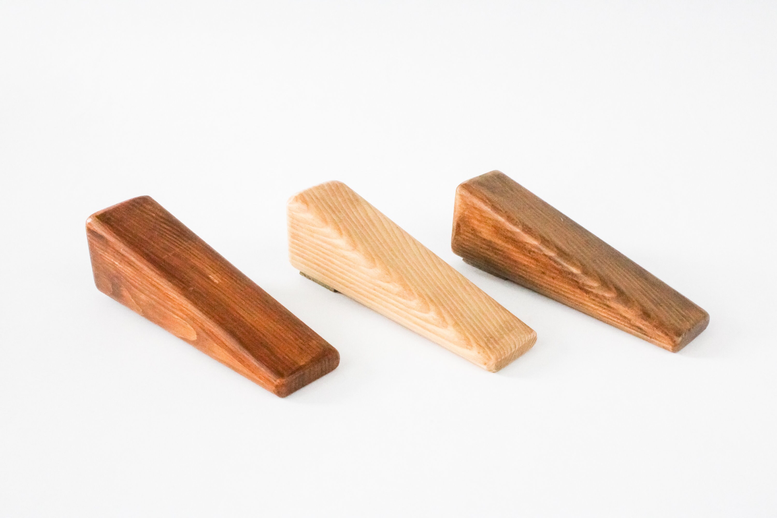 Tope de puerta de madera cuña de puerta con un acabado | Etsy