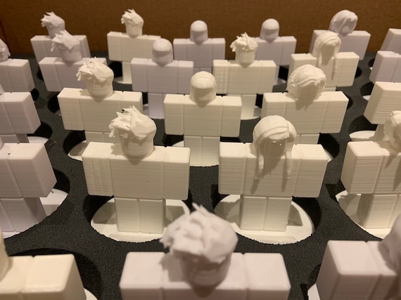 Personalized 3d Printed Roblox Character Etsy - bioscoop tv personages speelgoed magnetic attachments roblox noob 3d printed character 80mm tall syriansae org