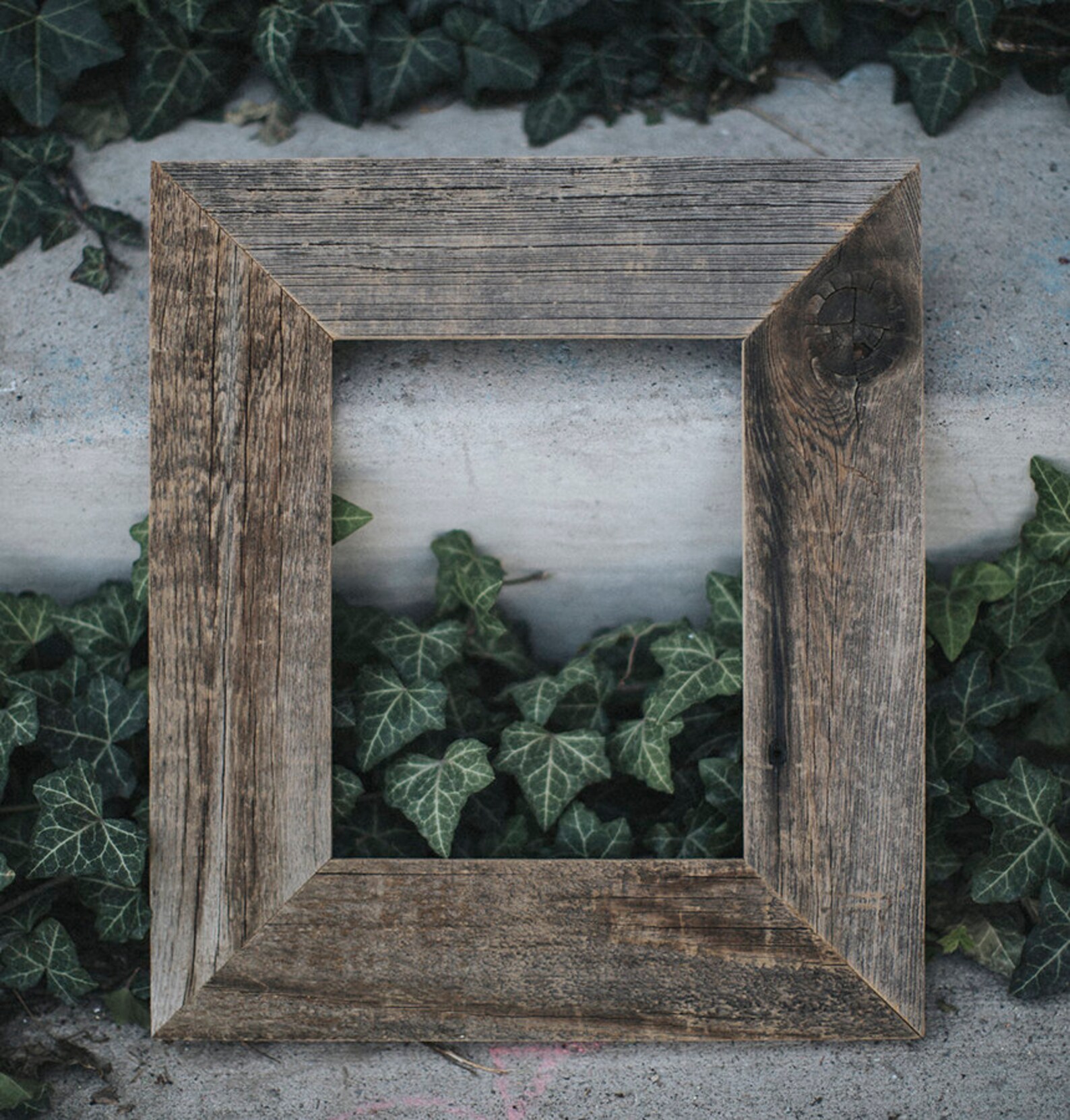 Rustic 8 x 10 Picture Frame 3 Inch Wide Reclaimed Barn Etsy