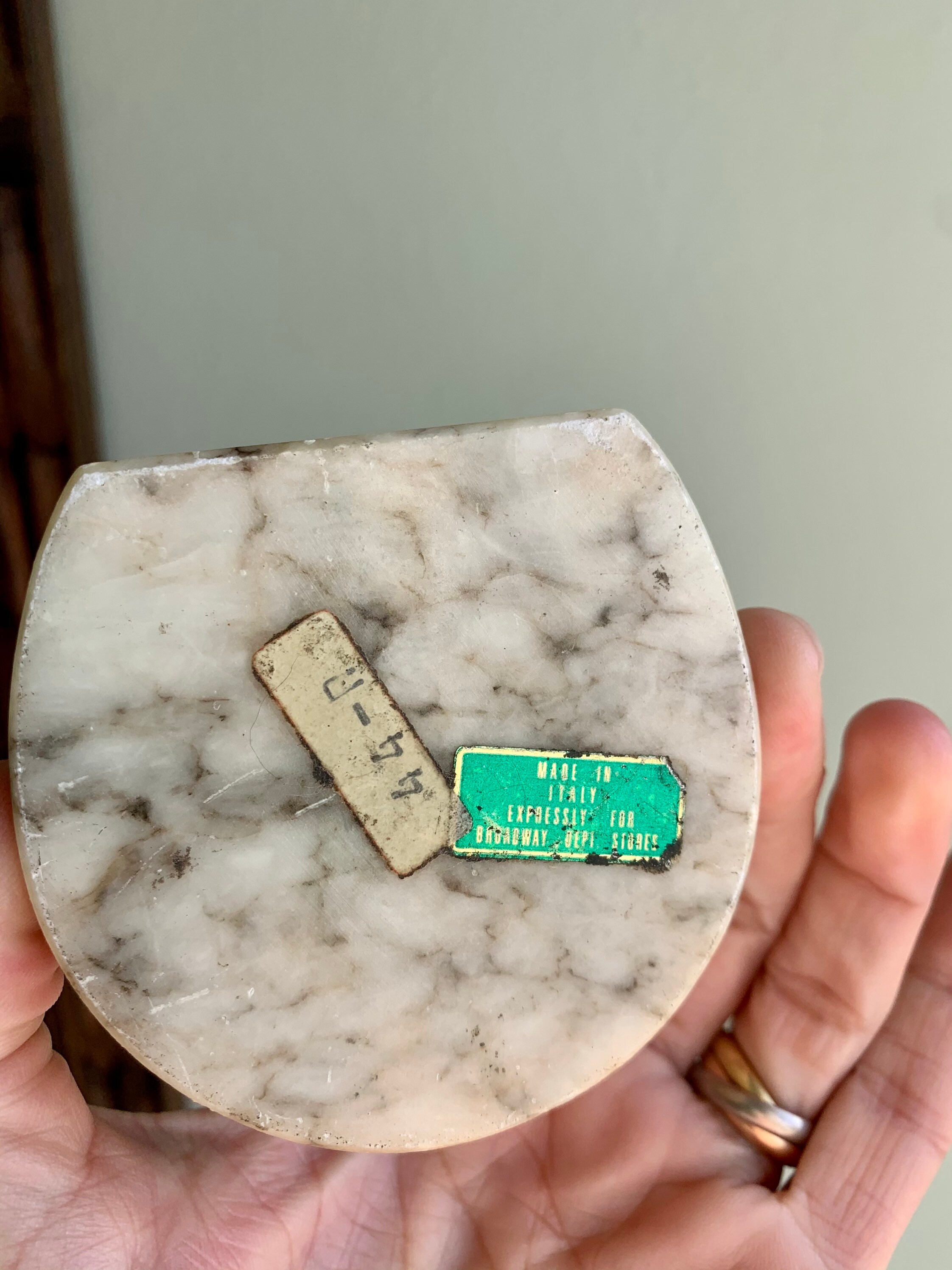 Vintage White Marble Stone Owl Bookend Made in Italy Etsy