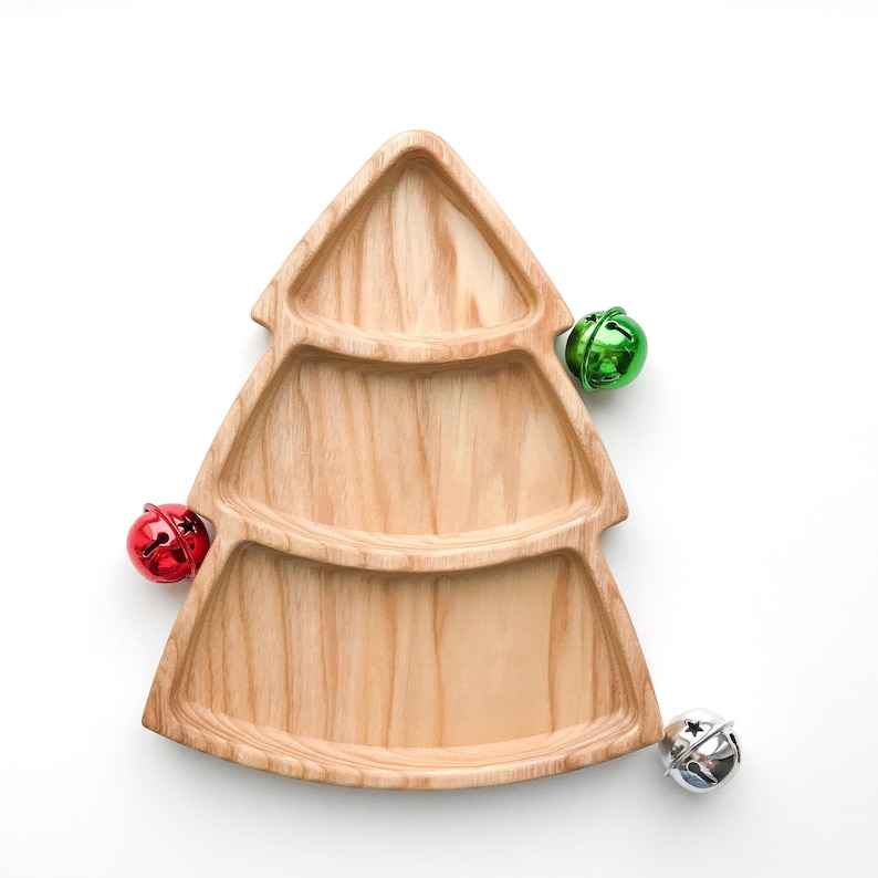 Christmas tree dish home decor Montessori sorting tray Etsy