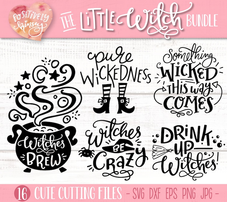 Download Little Witch SVG Bundle Halloween SVG Bundle Svg Bundles ...