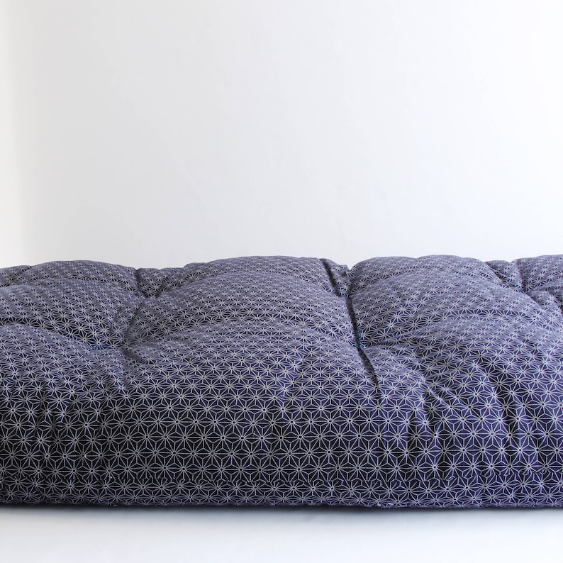 Japanese Futon Mattress Natural Cotton Filling Hand Made by Etsy