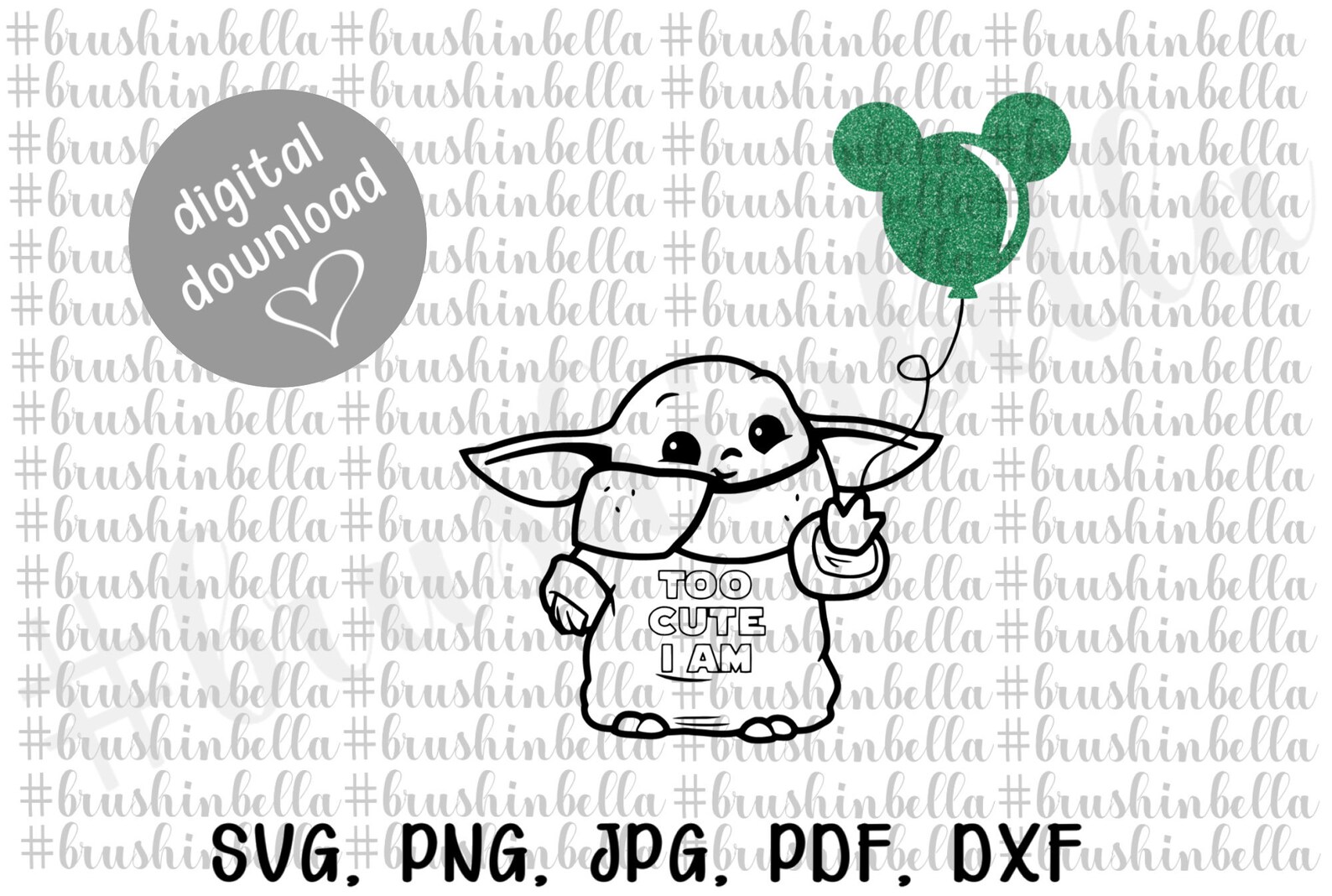 Download Baby Yoda Baby Yoda svg Baby Alien Shirt Disney shirts | Etsy