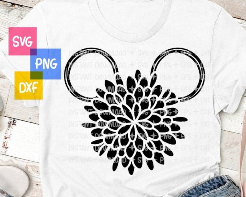 Free Free 204 Floral Minnie Mouse Ears Svg SVG PNG EPS DXF File