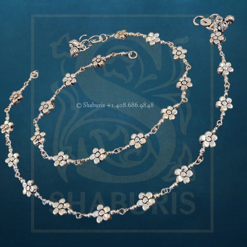 Payal AnkletsPure Silver jewelry Indian baby jewelrysilver Etsy