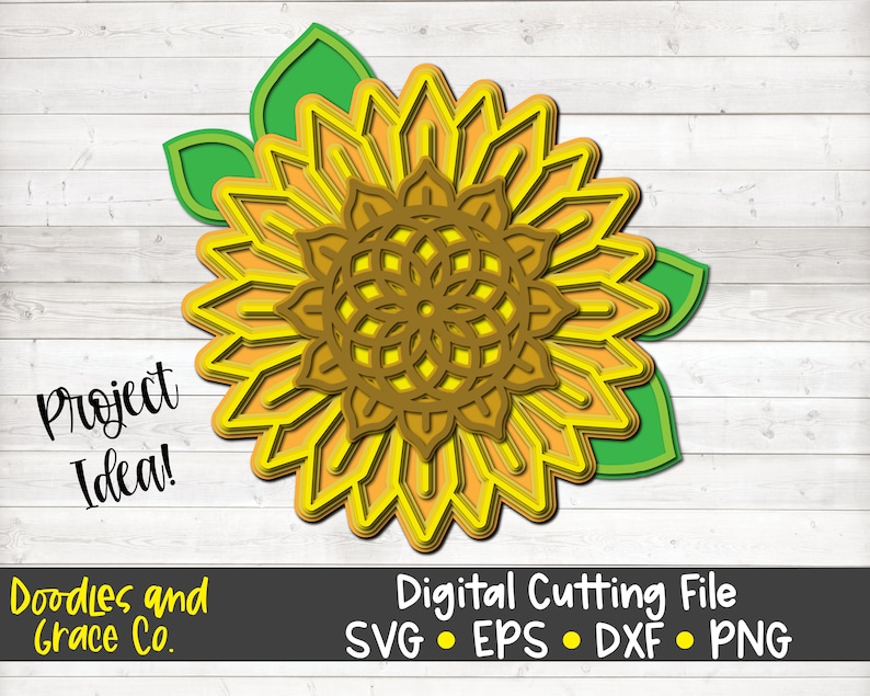 Free Free 297 Layered Sunflower Mandala Svg SVG PNG EPS DXF File