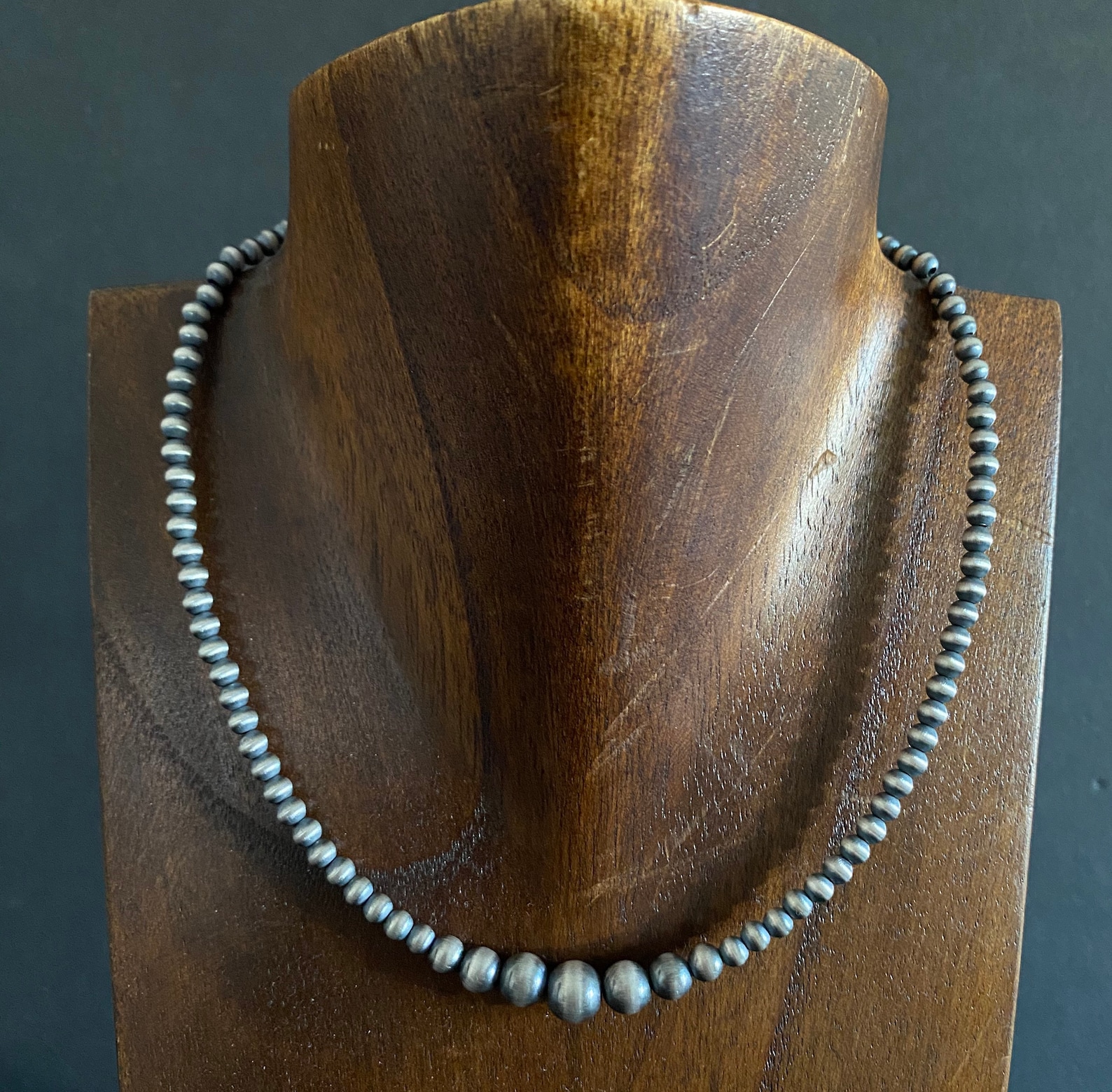 4mm navajo pearl necklace