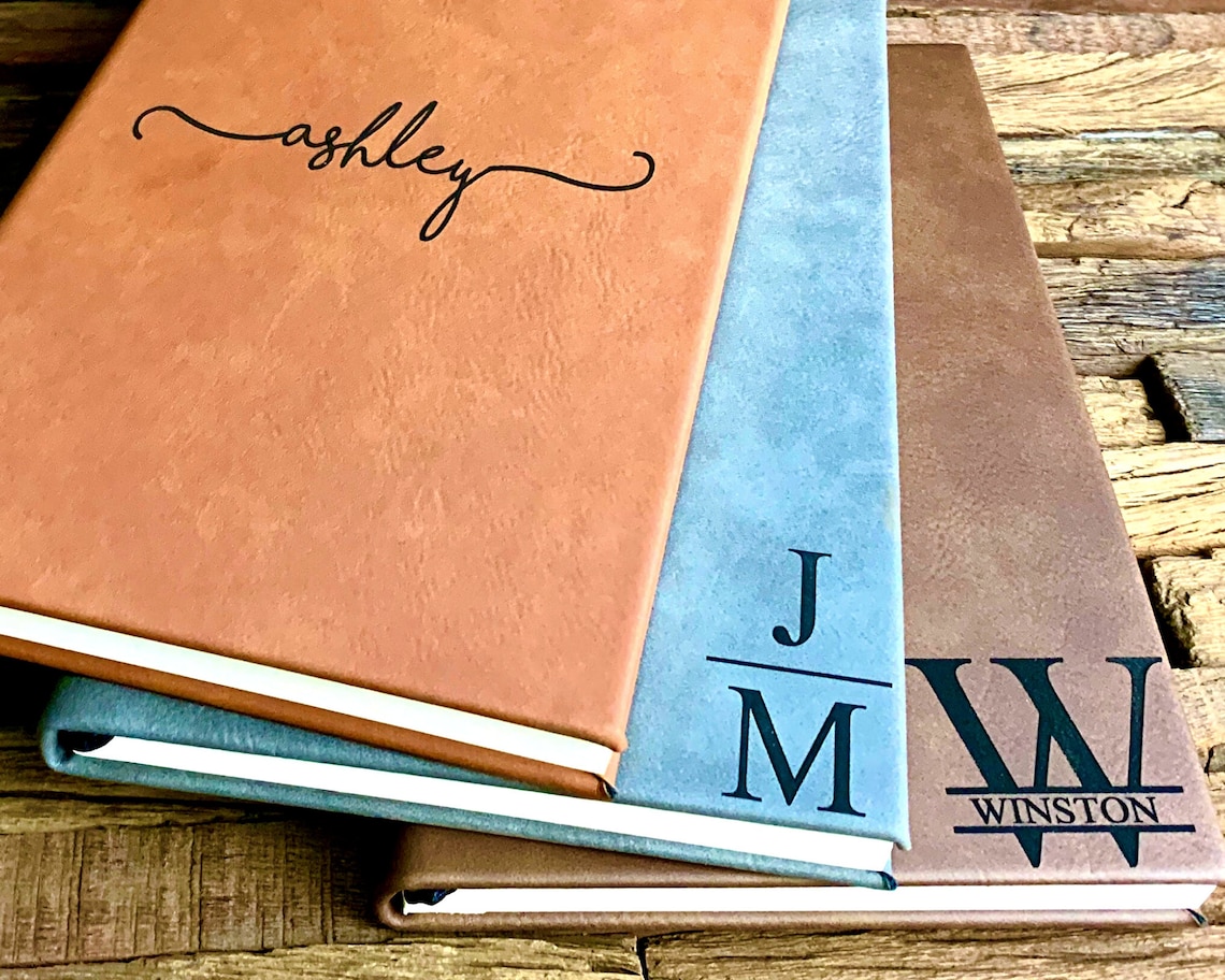 Personalized Leather Journal Personalized Notebook Etsy