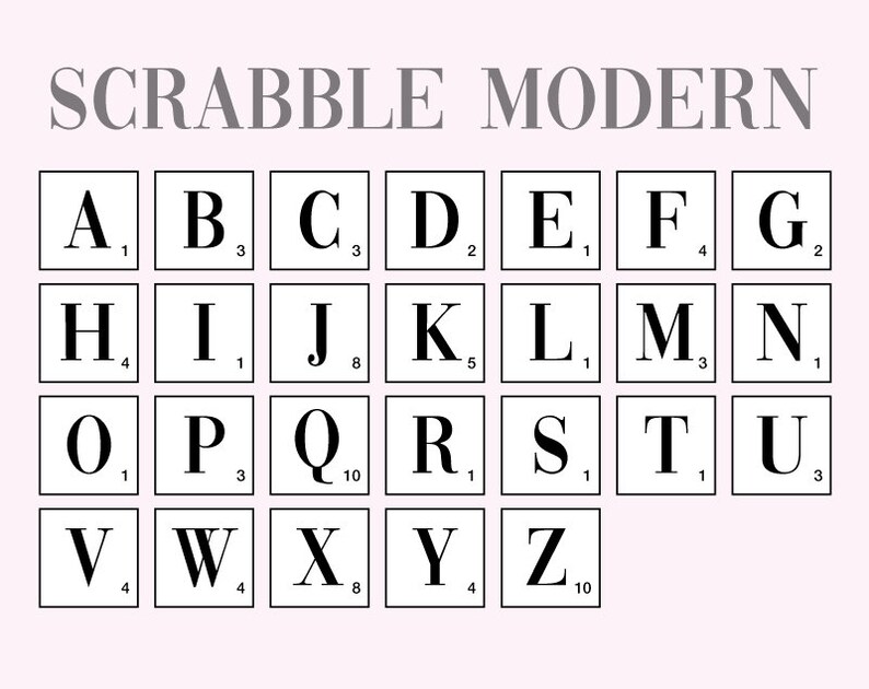 Download Scrabble Tiles Svg Scrabble Tiles Svg Files for Cricut | Etsy