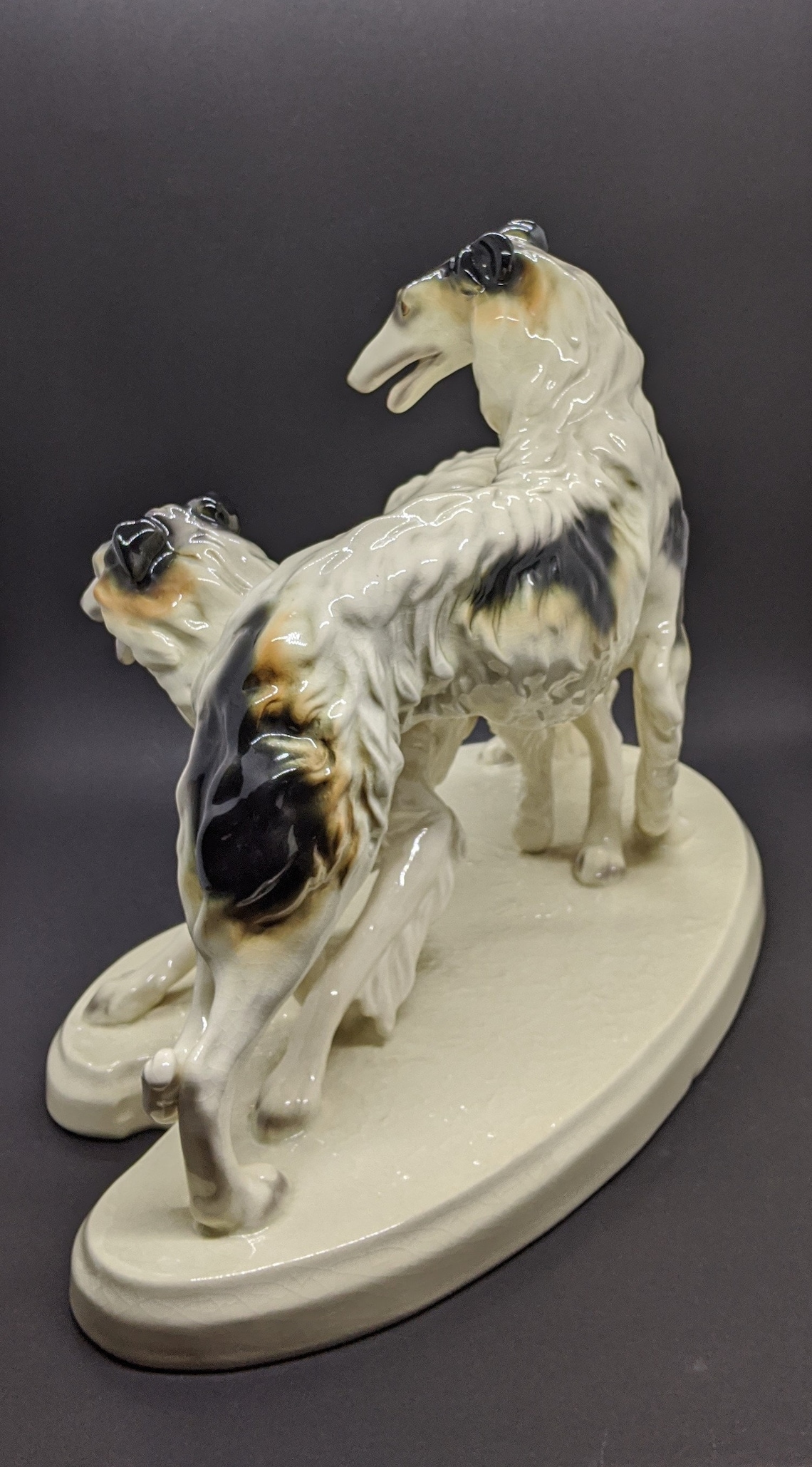 porcelain greyhound figurine