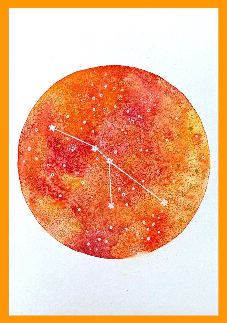 Original Watercolour Cancer