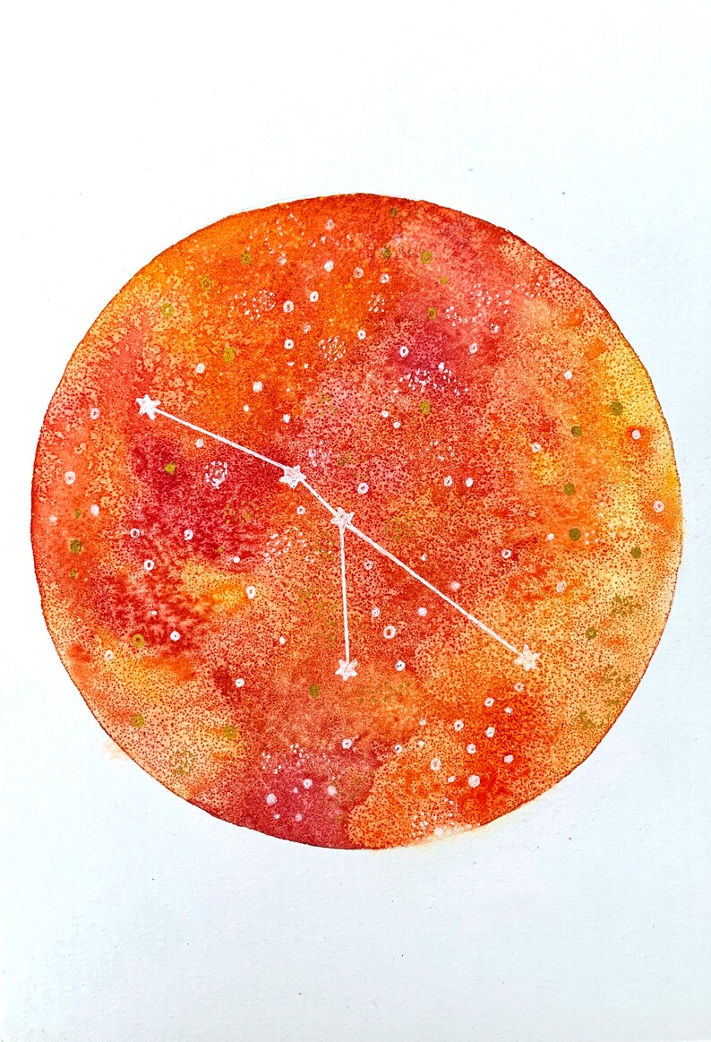 Original Watercolour Cancer