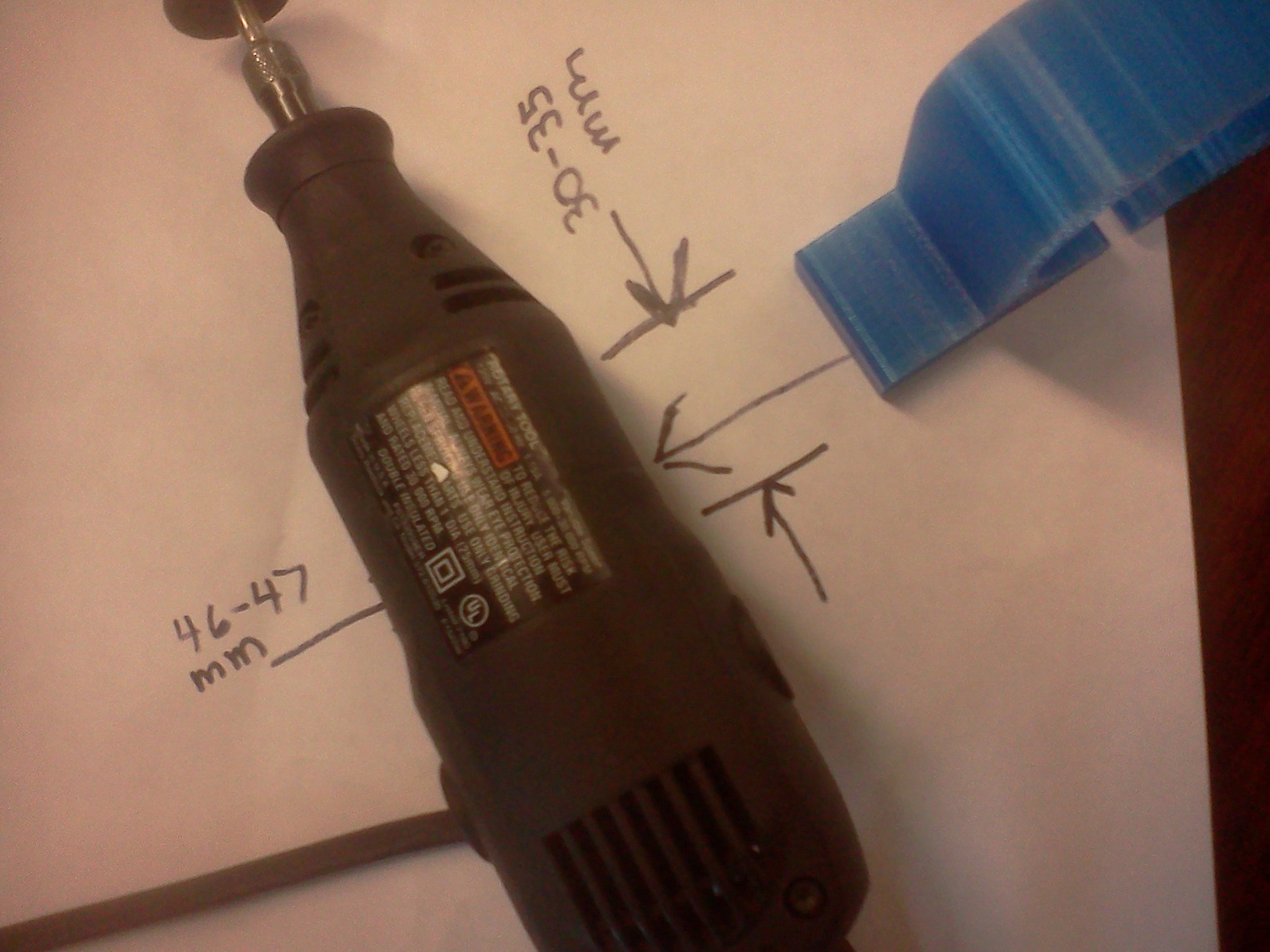 Rotary Tool Holder Clamp for Dremel 100 200 300 395 Fits Etsy