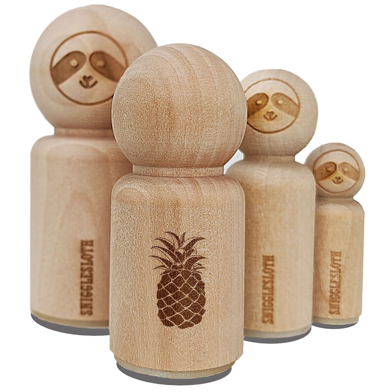 Pineapple Fruit Drawing Rubber Stamp for Stamping Crafting Planners