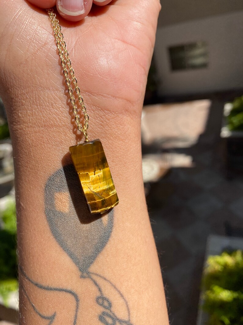 Birthday Gift Black Owned Business Protection Gift Handmade Jewelry Tigers Eye