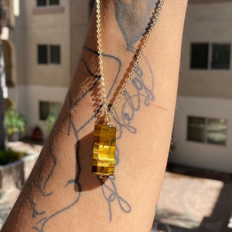 Birthday Gift Black Owned Business Protection Gift Handmade Jewelry Tigers Eye