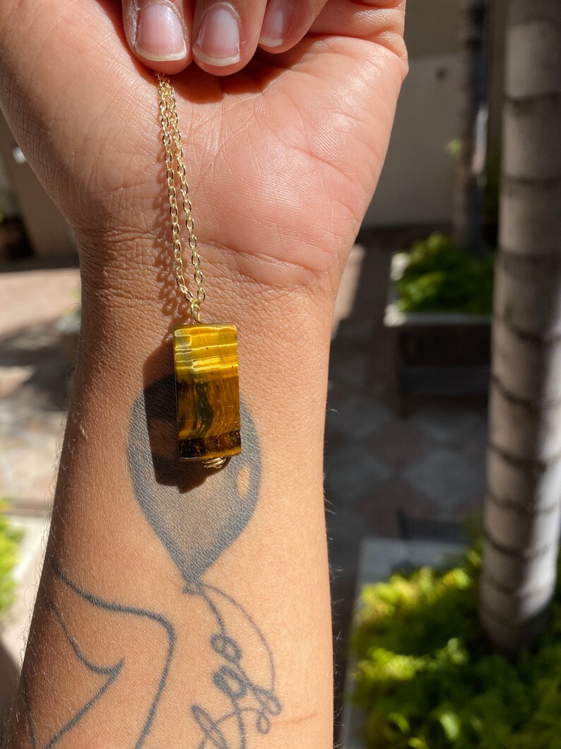 Birthday Gift Black Owned Business Protection Gift Handmade Jewelry Tigers Eye