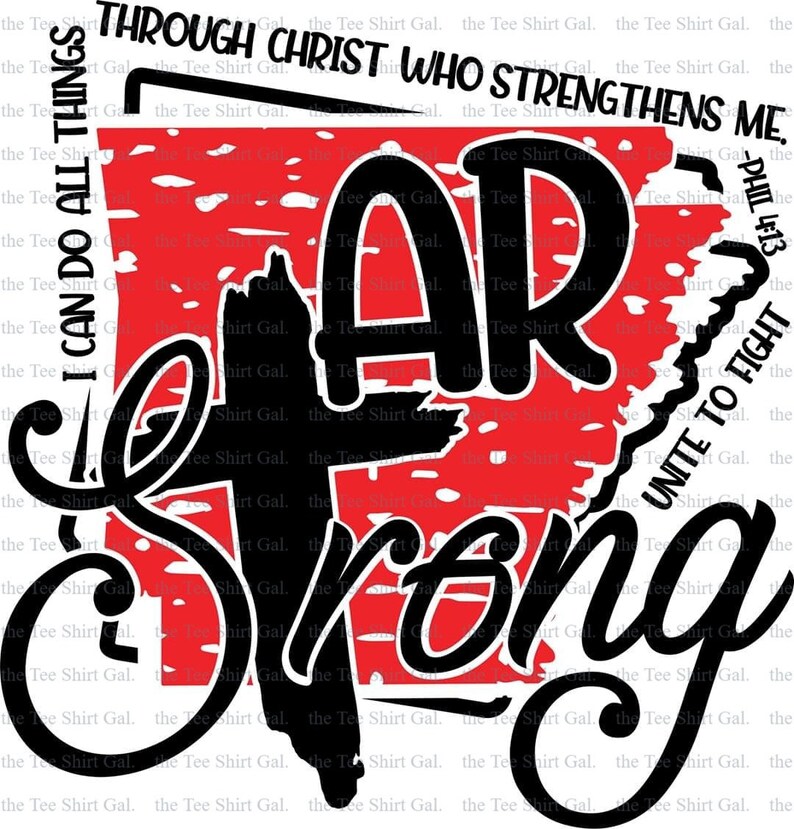 Arkansas Strong Sublimation Digital Download Svg File Etsy