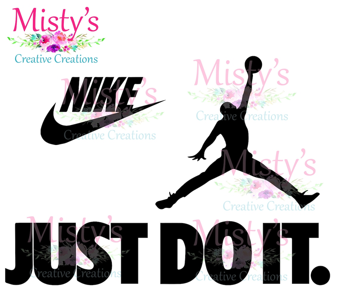 Nike SVG Just Do It. Clip Art Instant Download Air Jordan | Etsy