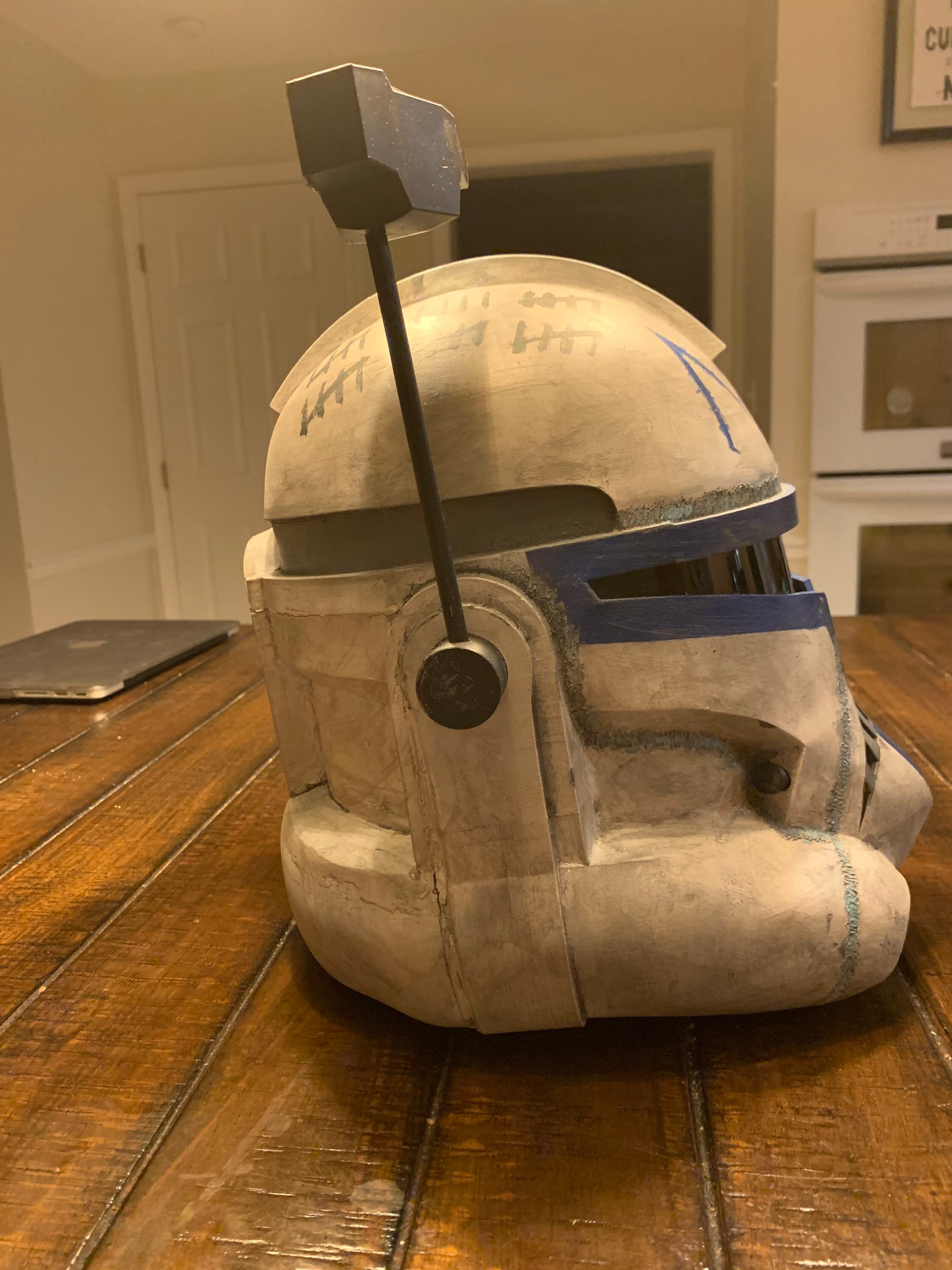captain rex helmet weld