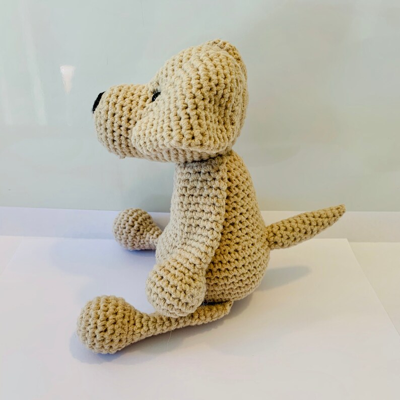 Lenny the Labrador Crochet Toy